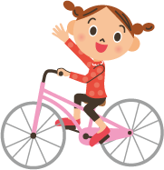 自転車の女の子