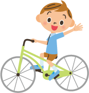 自転車の男の子